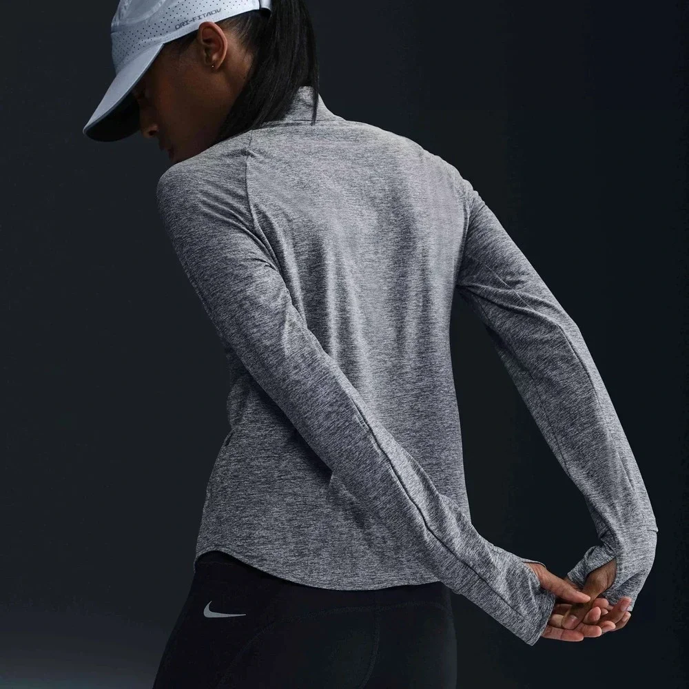 NWT NIKE Swift Women's S 1/4-Zip Running Shirt Dri-Fit UV 50 HQ0499-084 MSRP $70